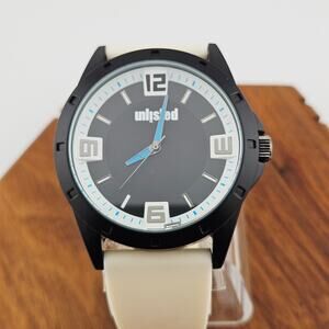 Unlisted by Kenneth Cole Men's Casual Watch Black Cream Beige Everyday Neutral